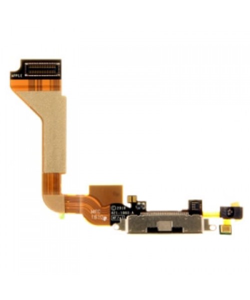 OEM Καλωδιοταινία με Θύρα Φόρτισης για iPhone 4G Μαυρο