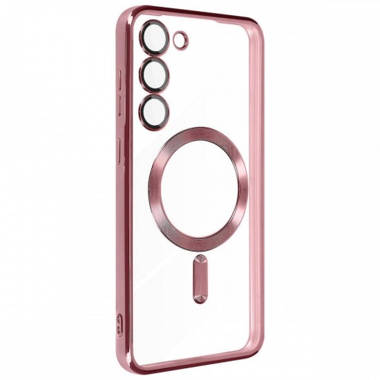 Θήκη Σιλικόνης για Samsung S24 Ultra Electro Back Cover Με Magsafe -Ρόζ