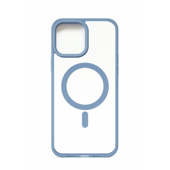Διάφανη Θήκη Σιλικόνης με Υποστήριξη MagSafe Iphone 13 /14 – ανοιχτό μπλέ Διάφανη Θήκη Σιλικόνης με Υποστήριξη MagSafe Iphone 13 /14 – ανοιχτό μπλέ