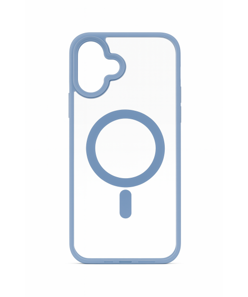 Διάφανη Θήκη Σιλικόνης με Υποστήριξη MagSafe Iphone 16 – ανοιχτό μπλέ Διάφανη Θήκη Σιλικόνης με Υποστήριξη MagSafe Iphone 16 – ανοιχτό μπλέ