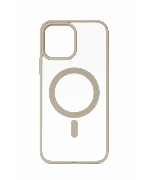 Διάφανη Θήκη Σιλικόνης με Υποστήριξη MagSafe Iphone 16 Pro - Γκρί Διάφανη Θήκη Σιλικόνης με Υποστήριξη MagSafe Iphone 16 Pro - Γκρί
