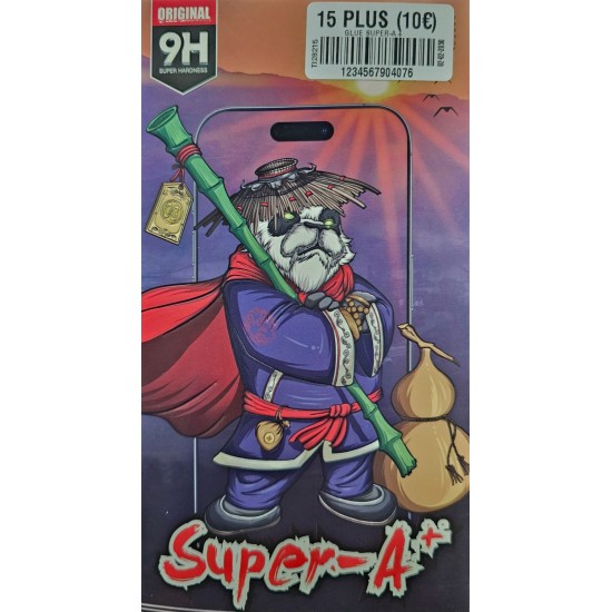 Super Glass A+ Full Glue  iPhone 15 plus