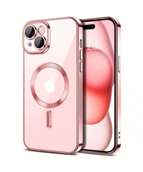 Siipro Back Cover Θηκη Σιλικονης Με Τζαμακι Καμερας Και Magsafe (Iphone 13/14)Ρόζ Siipro Back Cover Θηκη Σιλικονης Με Τζαμακι Καμερας Και Magsafe (Iphone 13/14)Ρόζ