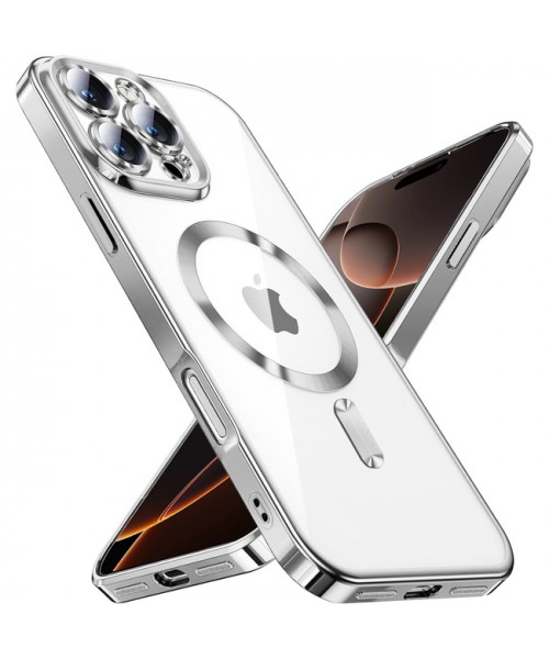 Siipro Back Cover Θηκη Σιλικονης Με Τζαμακι Καμερας Και Magsafe (Iphone 13 Pro Max) Ασημί Siipro Back Cover Θηκη Σιλικονης Με Τζαμακι Καμερας Και Magsafe (Iphone 13 Pro Max) Ασημί