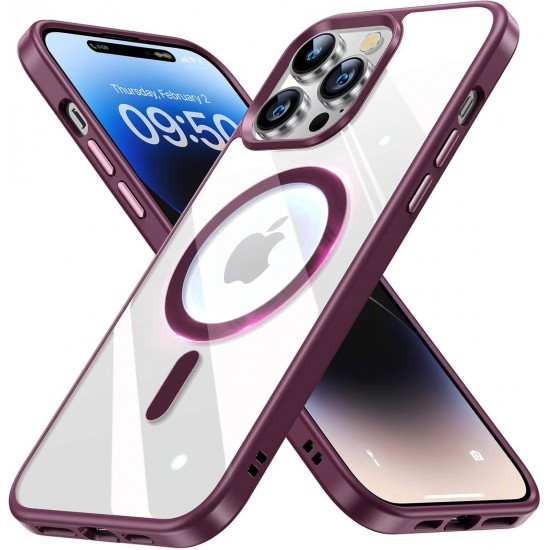 Θήκη Σιλικόνης για iphone 15 Pro Max Back Cover Με Magsafe -Μπορντό Θήκη Σιλικόνης για iphone 15 Pro Max Back Cover Με Magsafe -Μπορντό