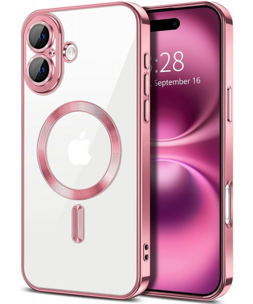 Siipro Back Cover Θηκη Σιλικονης Με Τζαμακι Καμερας Και Magsafe (Iphone 16 plus)Ρόζ Siipro Back Cover Θηκη Σιλικονης Με Τζαμακι Καμερας Και Magsafe (Iphone 16 plus)Ρόζ