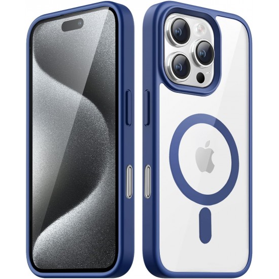 Θήκη Σιλικόνης για iphone 15 Pro Max Back Cover Με Magsafe -Μπλέ Θήκη Σιλικόνης για iphone 15 Pro Max Back Cover Με Magsafe -Μπλέ