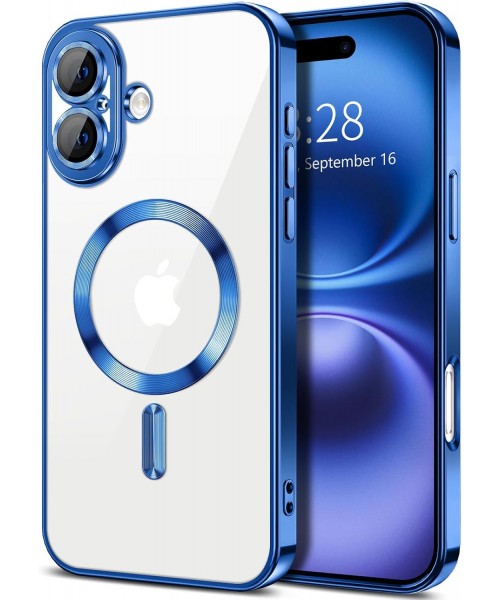 Siipro Back Cover Θηκη Σιλικονης Με Τζαμακι Καμερας Και Magsafe (Iphone 16)Μπλέ Siipro Back Cover Θηκη Σιλικονης Με Τζαμακι Καμερας Και Magsafe (Iphone 16)Μπλέ