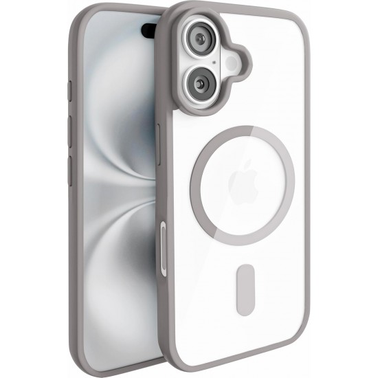 Θήκη Σιλικόνης για iphone 16 Plus Back Cover Με Magsafe -Γκρί Θήκη Σιλικόνης για iphone 16 Plus Back Cover Με Magsafe -Γκρί