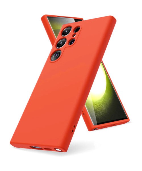 Siipro Case for Samsung Galaxy S23 Ultra Silicone TPU Soft Touch (Orange) Siipro Case for Samsung Galaxy S23 Ultra Silicone TPU Soft Touch (Orange)