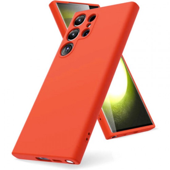 Siipro Case for Samsung Galaxy S23 Ultra Silicone TPU Soft Touch (Orange) Siipro Case for Samsung Galaxy S23 Ultra Silicone TPU Soft Touch (Orange)