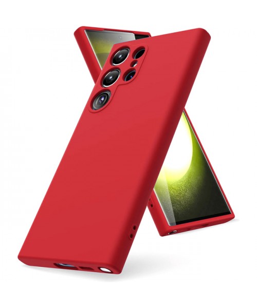 Siipro Case for Samsung Galaxy S23 Ultra Silicone TPU Soft Touch (Red) Siipro Case for Samsung Galaxy S23 Ultra Silicone TPU Soft Touch (Red)