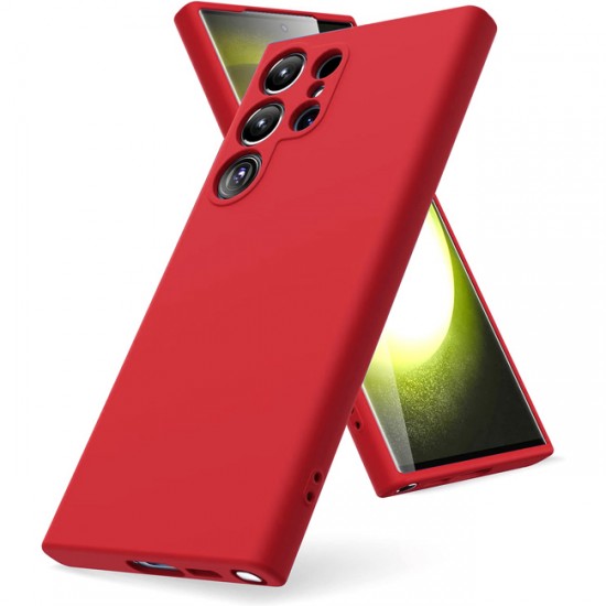 Siipro Case for Samsung Galaxy S23 Ultra Silicone TPU Soft Touch (Red) Siipro Case for Samsung Galaxy S23 Ultra Silicone TPU Soft Touch (Red)