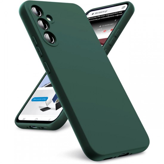Θήκη Siiproγια Samsung Galaxy A56 5G Silicone Tpu Soft Touch - Σκούρο Πράσινο