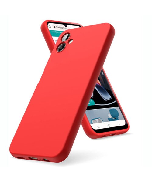 Θήκη Siiproγια Samsung Galaxy A07 Silicone Tpu Soft Touch - Κόκκινο