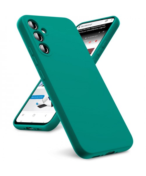 Θήκη Siiproγια Samsung Galaxy S25 FE 5G Silicone Tpu Soft Touch - Πράσινο
