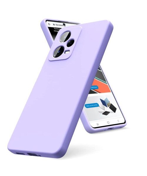 Θήκη Siipro για XIAOMI Redmi note 12 pro -5G Silicone Tpu Soft Touch -Λίλα