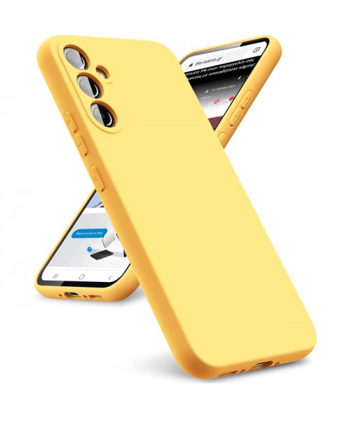 Θήκη Siiproγια Samsung Galaxy A56 5G Silicone Tpu Soft Touch - Κίκτρινο
