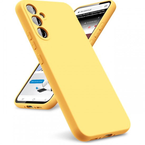 Θήκη Siiproγια Samsung Galaxy A56 5G Silicone Tpu Soft Touch - Κίκτρινο