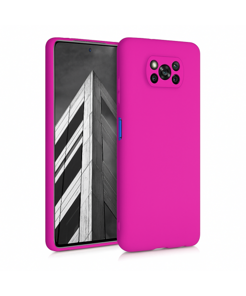 Θήκη Siipro για Poco x3 Silicone Tpu Soft Touch -Ρόζ