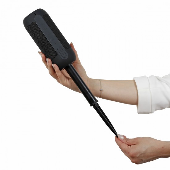 S001 Ηχείο Bluetooth με Διάρκεια Μπαταρίας έως 6 ώρες Μαύρο