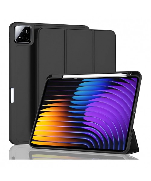 Θήκη με Υποδοχή για Πενάκι για Xiaomi Pad 7/7 Pro – Μαύρη Θήκη με Υποδοχή για Πενάκι για Xiaomi Pad 7/7 Pro – Μαύρη