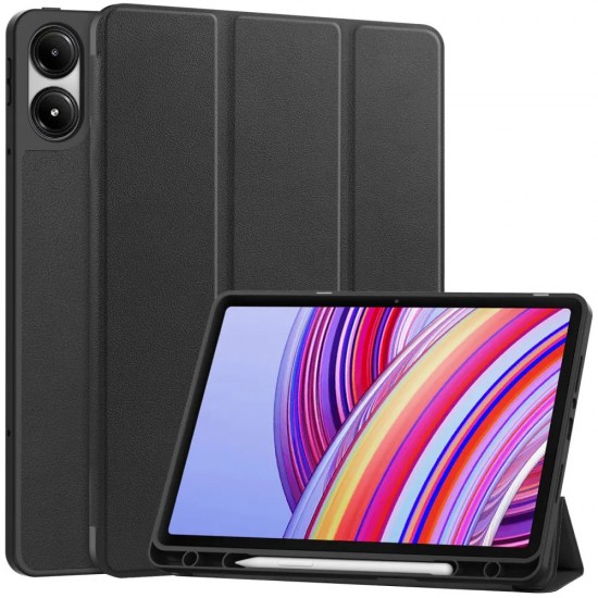 Θήκη για Redmi Pad Pro 12.1" με Υποδοχή για Πενάκι – Μαύρη