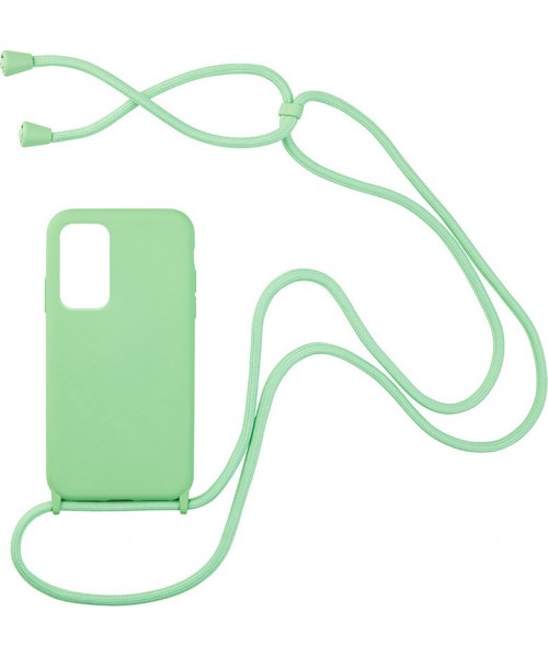 Liquid Back Cover Σιλικόνης με Κορδόνι Για (Samsung Galaxy A32 5G ) - Ανοιχτό Πράσινο Liquid Back Cover Σιλικόνης με Κορδόνι Για (Samsung Galaxy A32 5G ) - Ανοιχτό Πράσινο