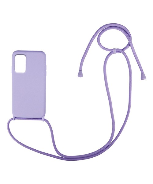 Liquid Back Cover Σιλικόνης με Κορδόνι Για (Samsung Galaxy A04s ) - Λίλα Liquid Back Cover Σιλικόνης με Κορδόνι Για (Samsung Galaxy A04s ) - Λίλα