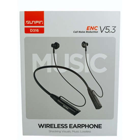 Sunpin D316 Wireless Earphones Sunpin D316 Wireless Earphones